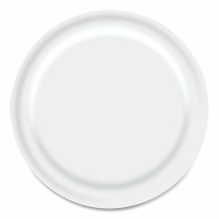Boardwalk Paper Dinnerware, Plate, 6 in., White, 1000PK CP6B1004250A